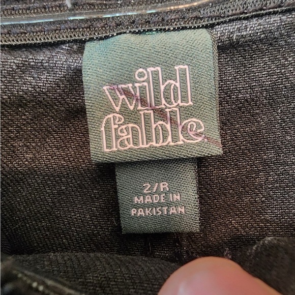 Wild fable black full length skirt size 2 regular - Picture 3 of 3